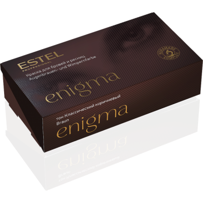 Enigma коричневый Эстель Краска для бровей и ресниц