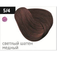 OLLIN performance 5/4 светлый шатен медный 60мл перманентная крем-краска для волос