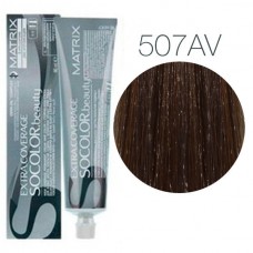 Matrix Socolor Beauty 507AV (Блондин пепельно-перламутровый) - Крем-краска для седых волос