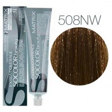 Matrix Socolor Beauty 508NW (Светлый блондин теплый натуральный) - Крем-краска для седых волос