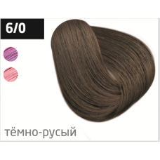 OLLIN performance 6/0 темно-русый 60мл перманентная крем-краска для волос