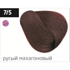 OLLIN performance 7/5 русый махагоновый 60мл перманентная крем-краска для волос