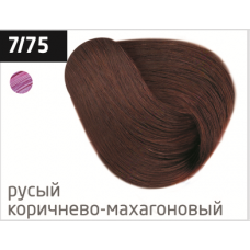 OLLIN performance 7/75 русый коричнево-махагоновый 60мл перманентная крем-краска для волос