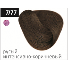 OLLIN performance 7/77 русый интенсивно-коричневый 60мл перманентная крем-краска для волос