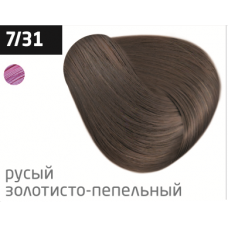 OLLIN performance 7/31 русый золотисто-пепельный 60мл перманентная крем-краска для волос