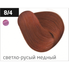 OLLIN performance 8/4 светло-русый медный 60мл перманентная крем-краска для волос