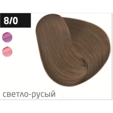 OLLIN performance 8/0 светло-русый 60мл перманентная крем-краска для волос