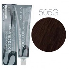 Matrix Socolor Beauty 505G (Светлый шатен золотистый) - Крем-краска для седых волос