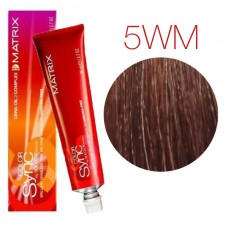 Matrix Color Sync 5WM (Светлый шатен теплый мокка) - Тонирующая краска для волос без аммиака