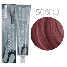 Matrix Socolor Beauty 506RB (Темный блондин красно-коричневый) - Крем-краска для седых волос