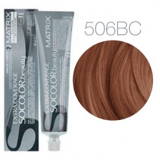 Matrix Socolor Beauty 506BC (Темный блондин коричнево-медный) - Крем-краска для седых волос