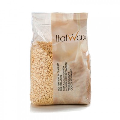 Italwax, Воск для депиляции горячий в гранулах, Белый шоколад, 1 кг