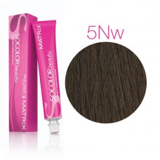 Matrix Socolor Beauty 5NW натуральный теплый светлый шатен, стойкая крем-краска для волос