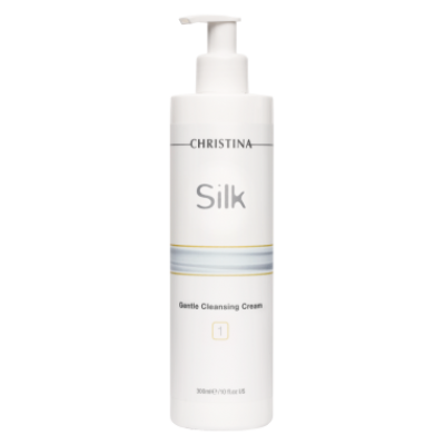  Silk Gentle Cleansing Cream  Мягкий очищающий крем (шаг 1), 300 мл
